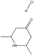 2,6-二甲基哌啶4-酮盐酸盐, 1005397-62-5, 结构式
