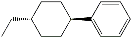 trans-4-ethylcyclohexylbenzene Structure