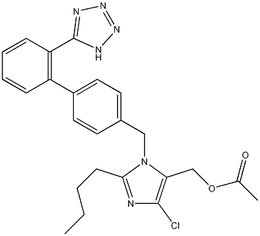 氯沙坦杂质J 结构式