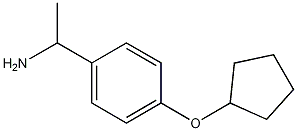 Benzenemethanamine, 4-(cyclopentyloxy)-.alpha.-methyl- Struktur