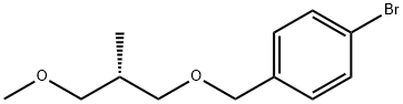 (S)-1-溴-4-((3-甲氧基-2-甲基丙氧基)甲基)甲苯, 1006865-32-2, 结构式