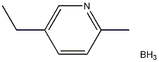 5-Ethyl-2-methylpyridine borane 化学構造式