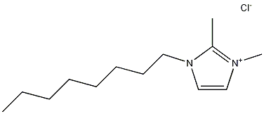 1-辛基-2,3-二甲基咪唑氯盐 结构式