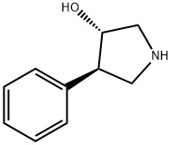 (3S,4R)-4-苯基吡咯烷-3-醇盐酸盐, 1008112-09-1, 结构式