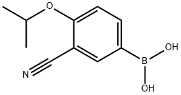 3-cyano-4-isopropoxyphenylboronic acid 化学構造式