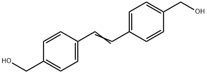 4,4'-(1,2-Ethenediyl)bis-benzenemethanol Structure