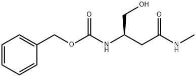 (R)-benzyl 1-hydroxy-4-(methylamino)-4-oxobutan-2-ylcarbamate Struktur