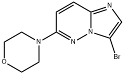4-(3-溴咪唑并[1,2-B]吡嗪-6-基)吗啉 结构式