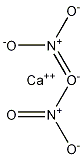 Calcium nitrate 化学構造式
