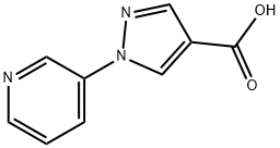 1-(吡啶-3-基)-1 H-吡唑-4-甲酸,1014631-89-0,结构式