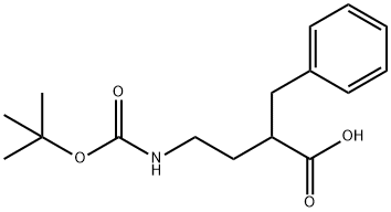 Benzenepropanoic acid, -[2-[[(1,1-dimethylethoxy)carbonyl]amino]ethyl]- Struktur