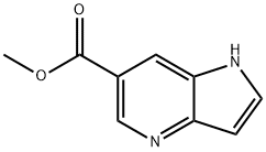 METHYL1H-PYRROLO[3,2-B]PYRIDINE-6-CARBOXYLATE Structure