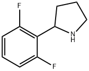 2-(2,6-difluorophenyl)pyrrolidine Struktur