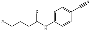 4-chloro-N-(4-cyanophenyl)butanamide Structure