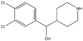 (3,4-Dichloro-phenyl)-piperidin-4-yl-methanol Structure