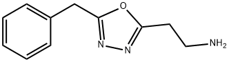 2-(5-ベンジル-1,3,4-オキサジアゾール-2-イル)エタンアミン 化学構造式