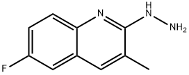 6-Fluoro-2-hydrazino-3-methylquinoline hydrochloride Structure