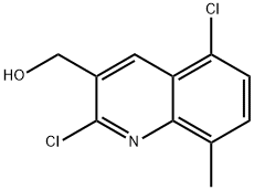 2,5-DICHLORO-8-METHYLQUINOLINE-3-METHANOL Structure