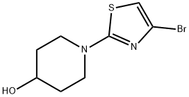 1-(4-Bromothiazol-2-yl)piperidin-4-ol Structure