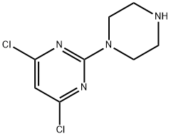 2-(Piperazin-1-yl)-4,6-dichloropyrimidine Structure
