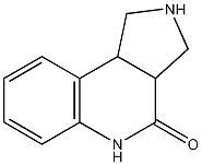 1,2,3,3A,5,9B-六氢-1H-吡咯并[3,4-C]喹啉-4-酮, 1017782-20-5, 结构式