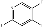 2,5-ジフルオロ-4-ヨードピリジン 化学構造式