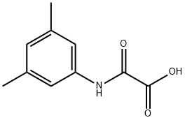 [(3,5-ジメチルフェニル)アミノ](オキソ)酢酸 化学構造式