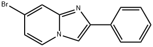 7-溴-2-苯基咪唑并[1,2-A]吡啶 结构式
