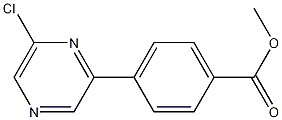 METHYL 4-(6-CHLORO-PYRAZIN-2-YL)-BENZOATE Structure