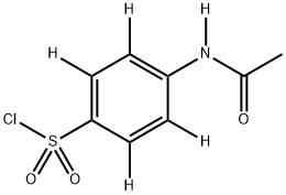 4-N-Acetylaminobenzene-d5-sulfonyl Chloride Structure