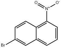 6-溴-1-硝基萘 结构式