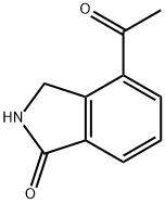 4-Acetyl-2,3-dihydro-isoindol-1-one Structure