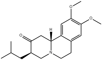 (3R,11BR)-1,3,4,6,7,11B-六氢-9,10-二甲氧基-3-异丁基-2H-苯并[A]喹嗪-2-酮, 1026016-83-0, 结构式