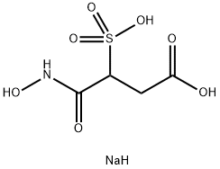 4-(羟基氨基)-4-氧代-3-磺基丁酸钠盐,1026417-71-9,结构式