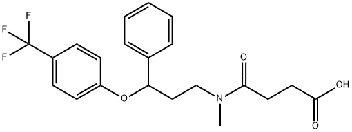 1026723-45-4 4-[甲基[3-苯基-3-[4-(三氟甲基)苯氧基]丙基]氨基]-4-氧代丁酸