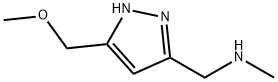 1-(5-(methoxymethyl)-1H-pyrazol-3-yl)-N-methylmethanamine|