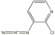 3-Azido-2-chloropyridine 化学構造式