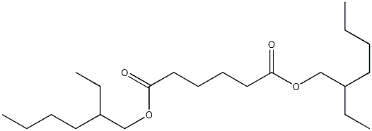 Di(2-ethylhexyl) adipate Struktur