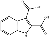1H-indole-2,3-dicarboxylic acid 化学構造式