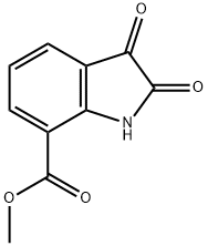 Methyl2,3-dioxoindoline-7-carboxylate Struktur