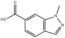 1-甲基-1H-吲唑-6-羧酸, 1031417-77-2, 结构式