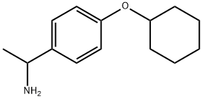 Benzenemethanamine, 4-(cyclohexyloxy)-.alpha.-methyl- Struktur