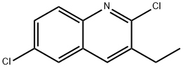 2,6-二氯-3-乙基喹啉, 1031927-99-7, 结构式