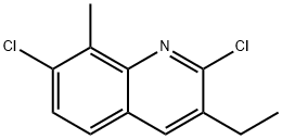 2,7-DICHLORO-3-ETHYL-8-METHYLQUINOLINE Structure