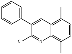 2-CHLORO-5,8-DIMETHYL-3-PHENYLQUINOLINE Structure