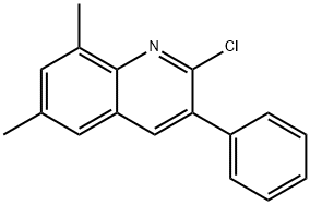 2-CHLORO-6,8-DIMETHYL-3-PHENYLQUINOLINE Structure
