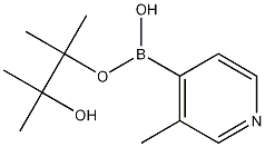 3-METHYLPYRIDINE-4-BORONIC ACID PINACOL ESTER Struktur