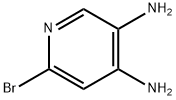 6-ブロモピリジン-3,4-ジアミン 化学構造式