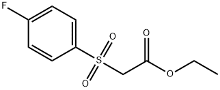 2-[(4-Fluorophenyl)sulfonyl]acetic acid ethyl ester Structure