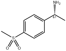 (R)-1-(4-(甲基磺酰基)苯基)乙胺, 1038393-47-3, 结构式